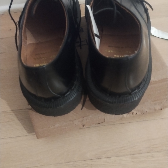 Comme Des Garcons John Moore Black Men's Lace Up Shoes Size 10/ US11 - Picture 2 of 7